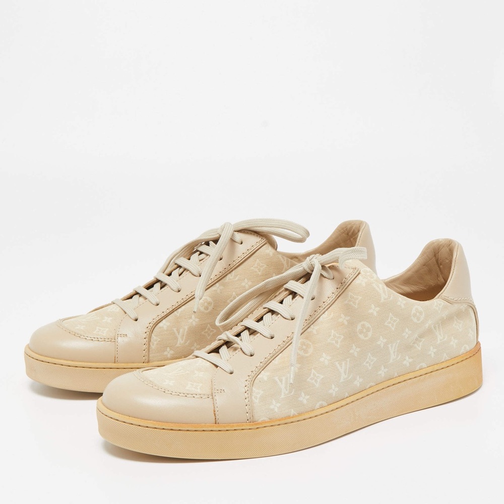 Louis Vuitton Beige Leather Loafers